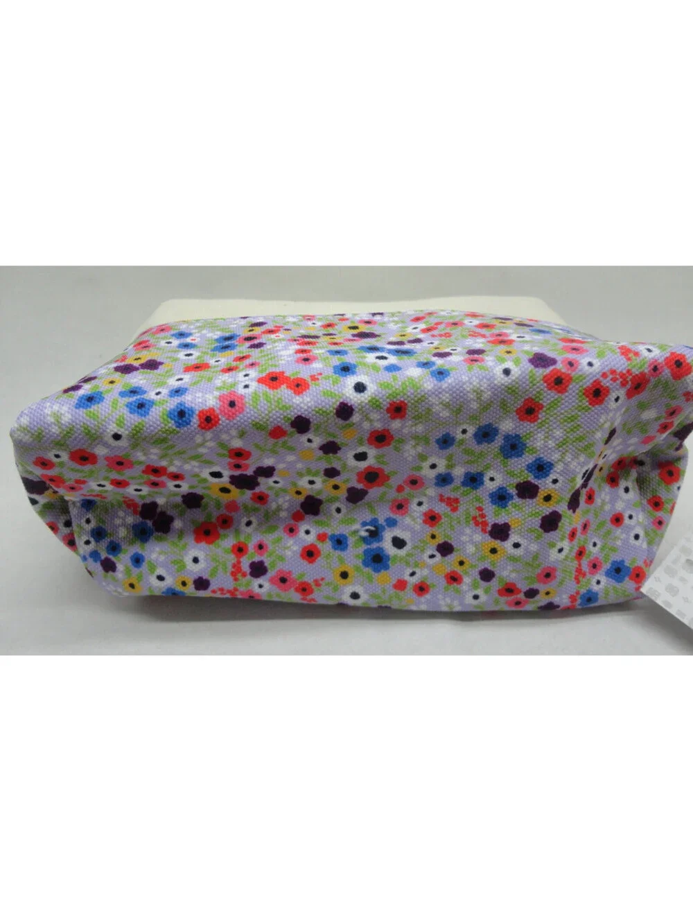 Bienali Small Canvas Cosmetic makeup Pouch Storage Bag Daisy Floral NEW